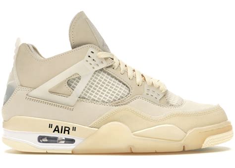 jordan 4 off white stockx